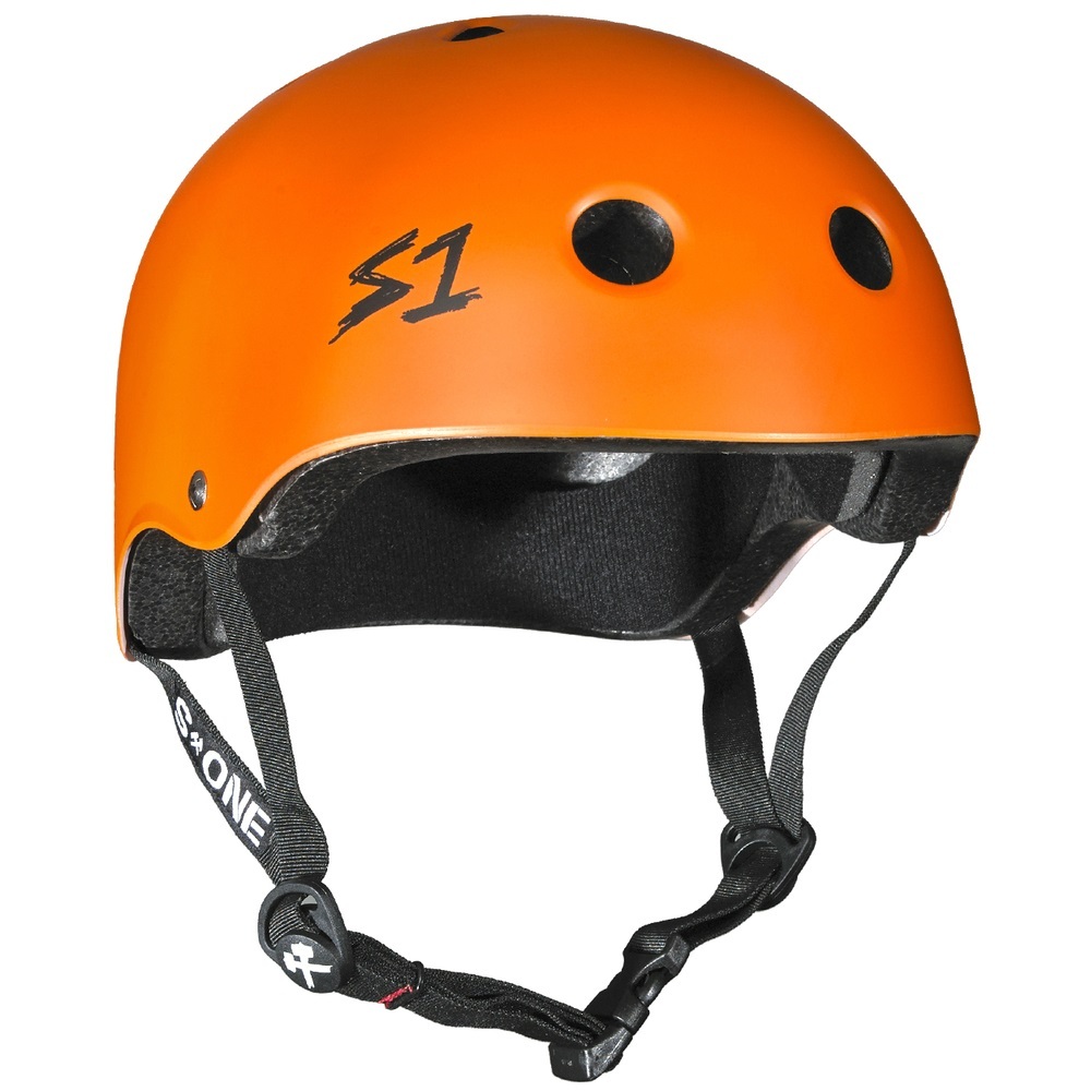 S1 S-One Lifer Certified Orange Matte Helmet [Size: S]