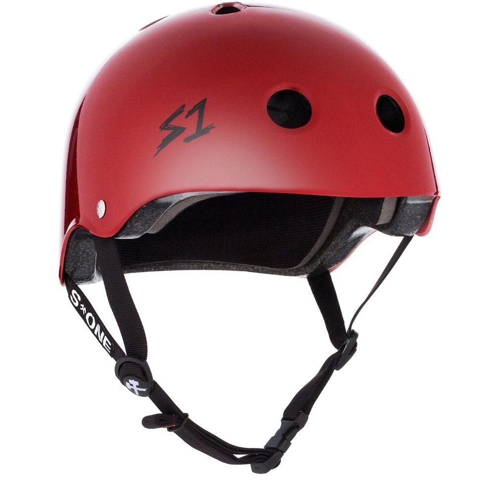 S1 S-One Lifer Certified Scarlet Red Gloss Helmet [Size: XS]