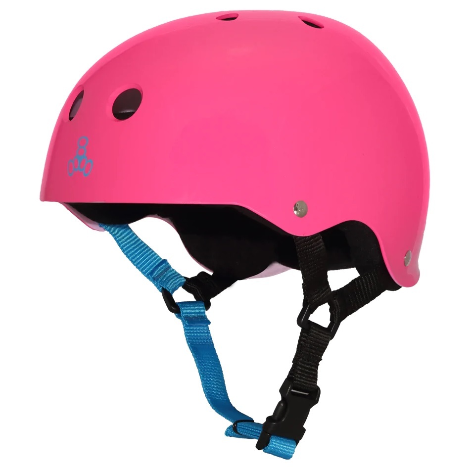 Triple 8 Brainsaver Sweatsaver Fuschia Gloss Helmet [Size: M]