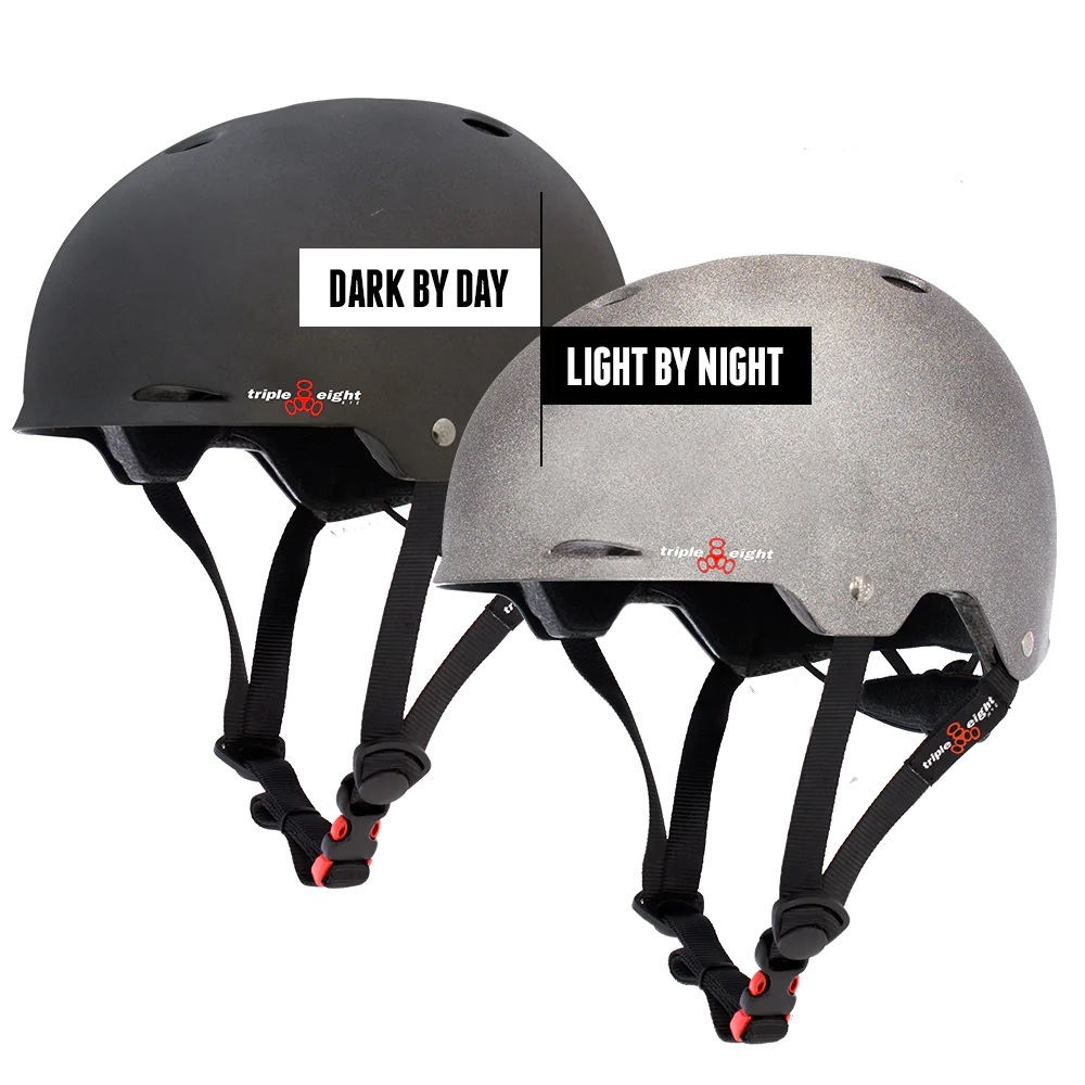 Triple 8 Certified Gotham Darklight Helmet [Size: XS-S]