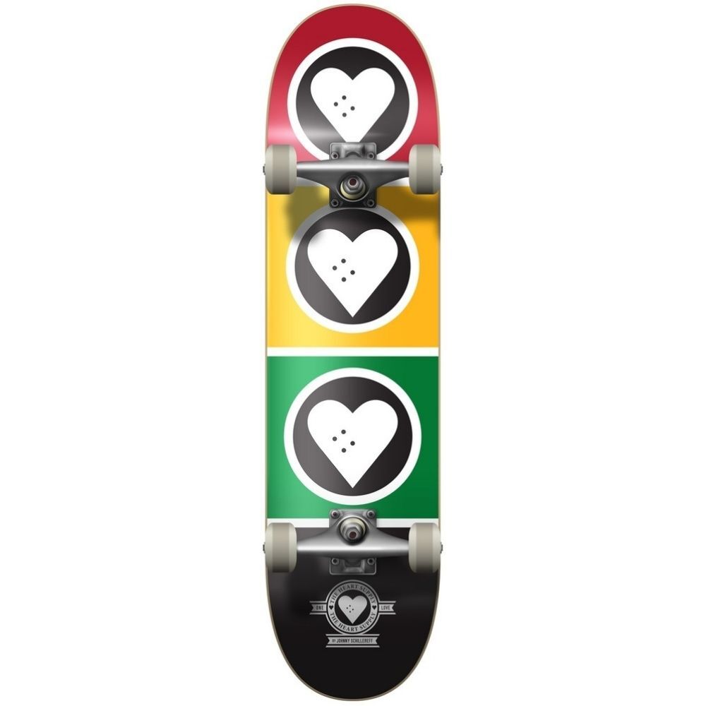 The Heart Supply Squad Rasta 8.0 Complete Skateboard