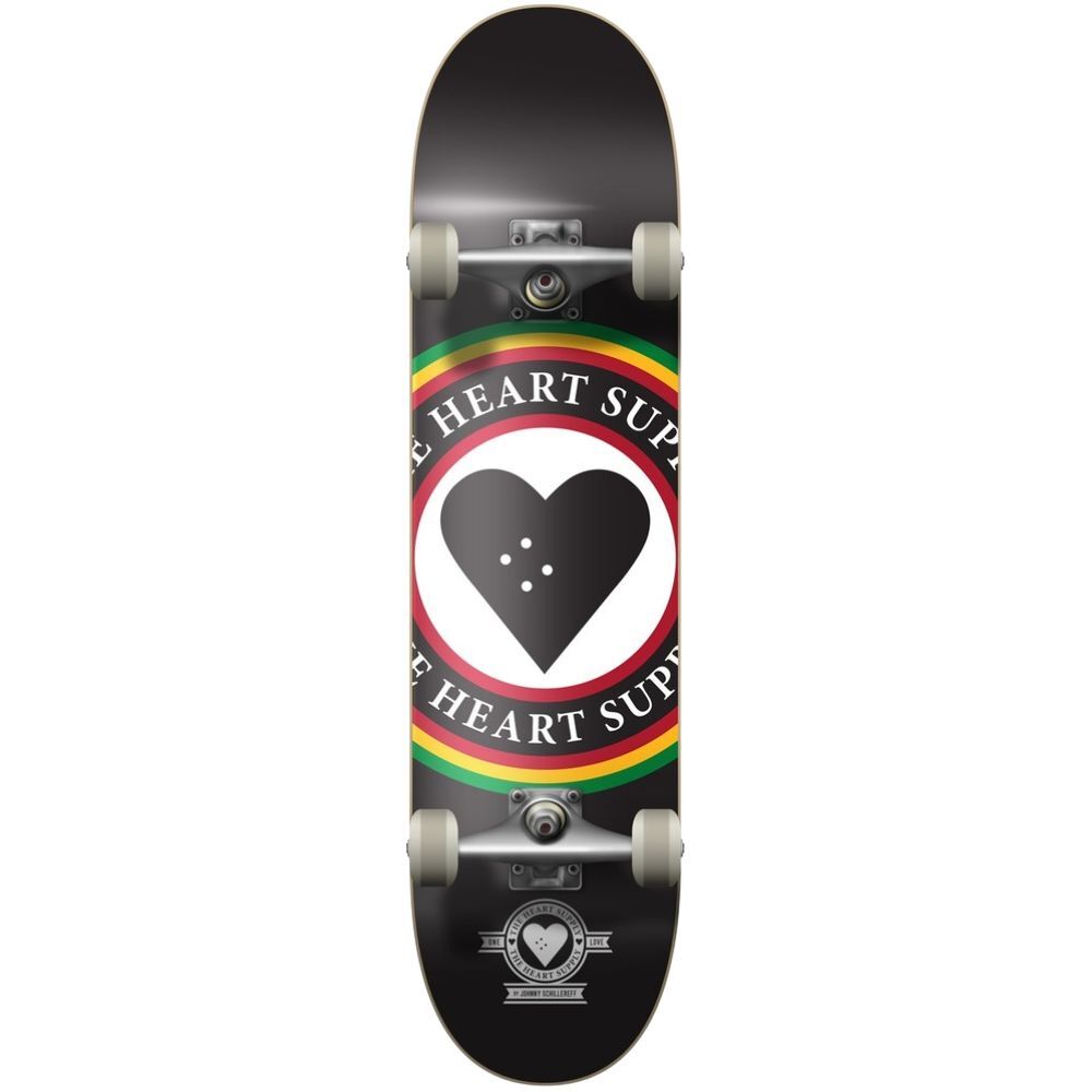 The Heart Supply Insignia Black 8.0 Complete Skateboard