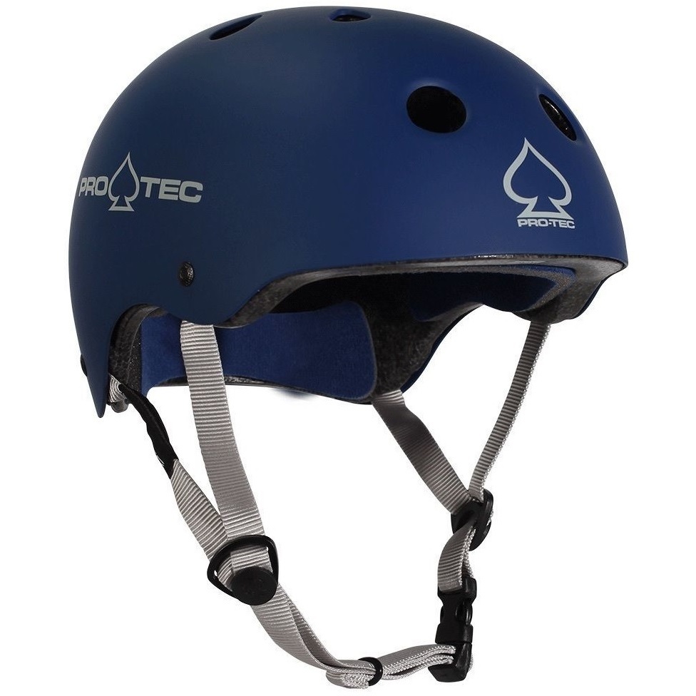Protec Classic Bike Certified Matte Blue Helmet [Size: XS]