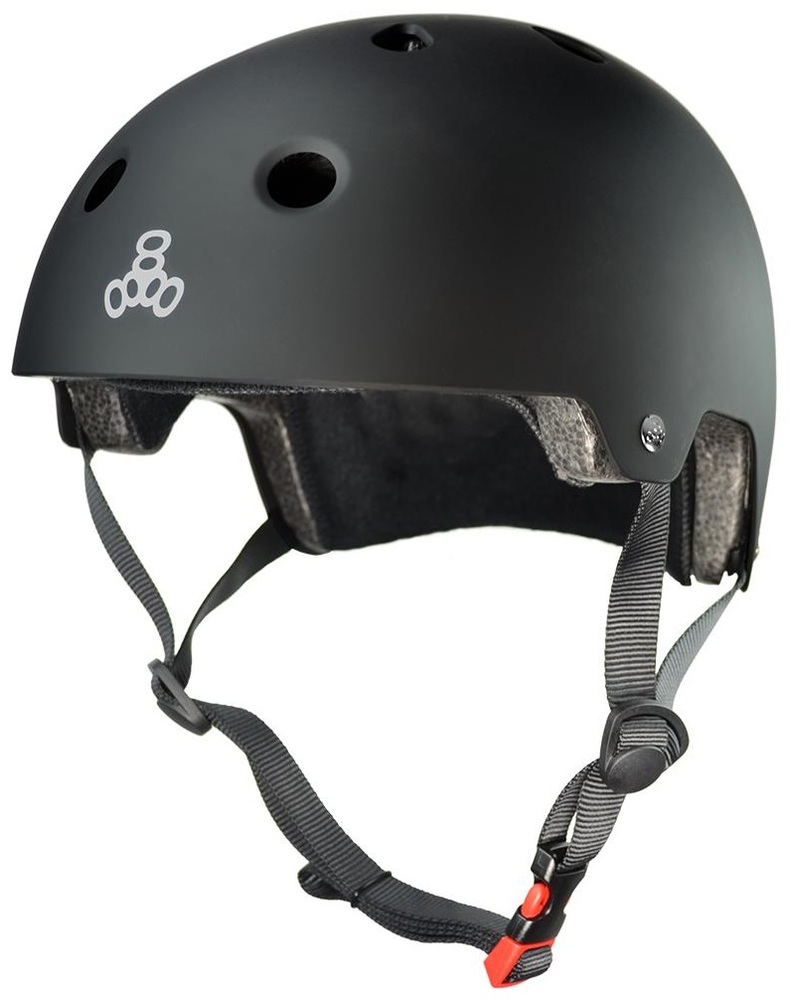 Triple 8 Certified Helmet Matte Black [Size: XS-S]