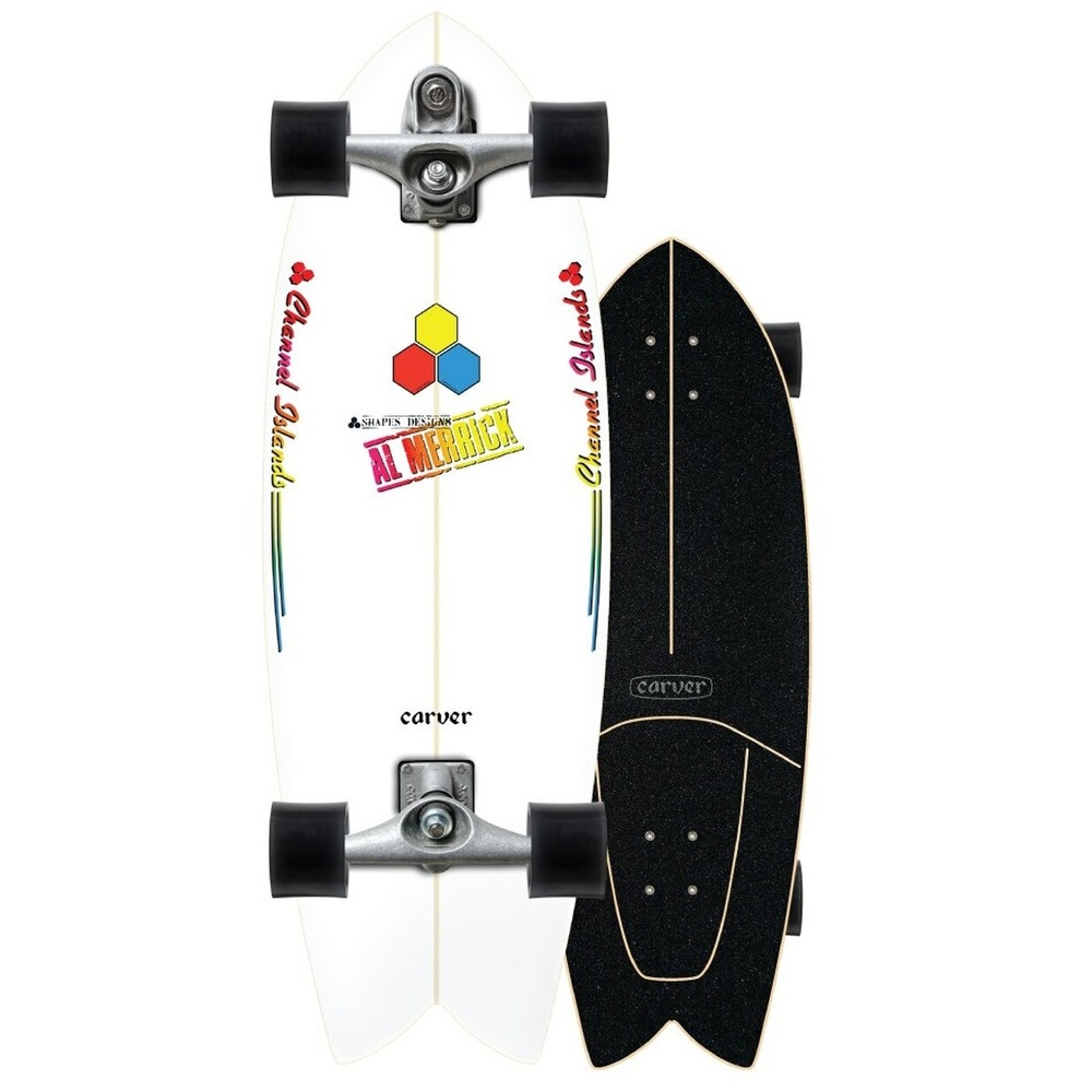 Carver Channel Islands Fishbeard C7 Surfskate Skateboard