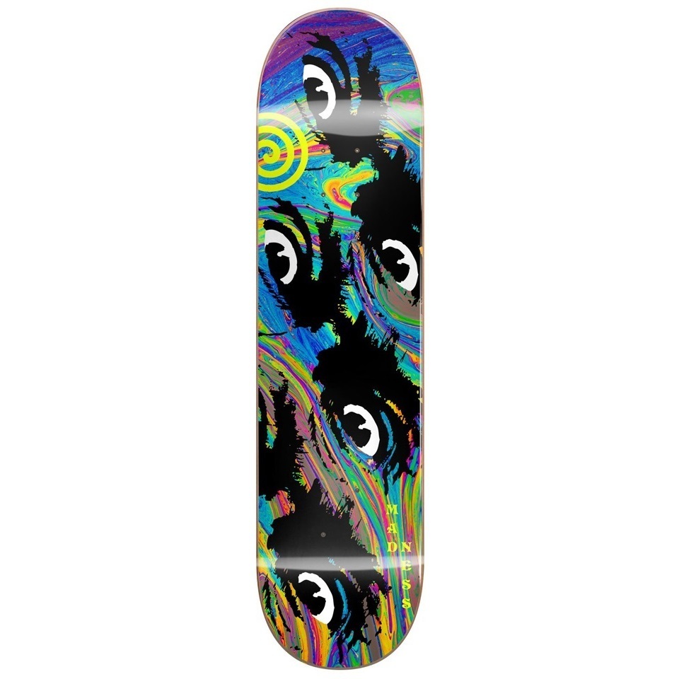 Madness Side Eye R7 Neon Multi 8.5 Skateboard Deck