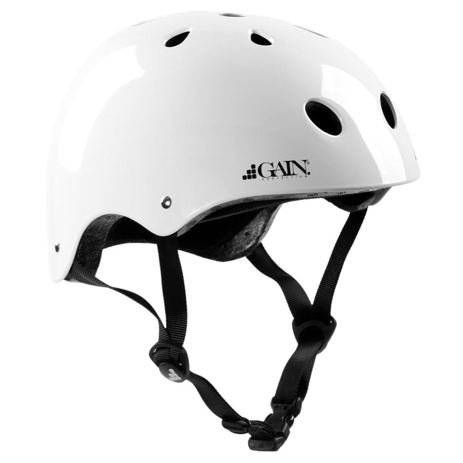 Gain Protection The Sleeper Gloss White Certified Helmet [Size: XS-S]