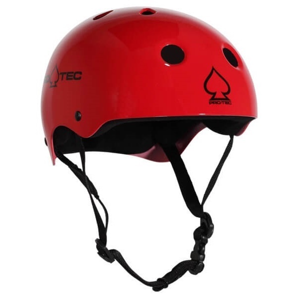 Protec Classic Gloss Red Skate Helmet [Size: XL]