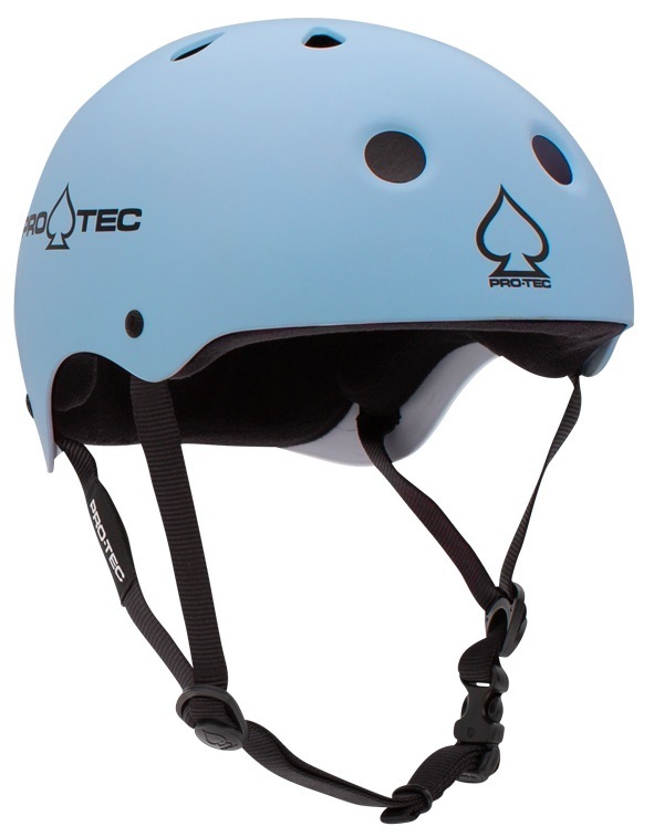 Protec Helmet Classic Skate Scooter Matte Light Blue