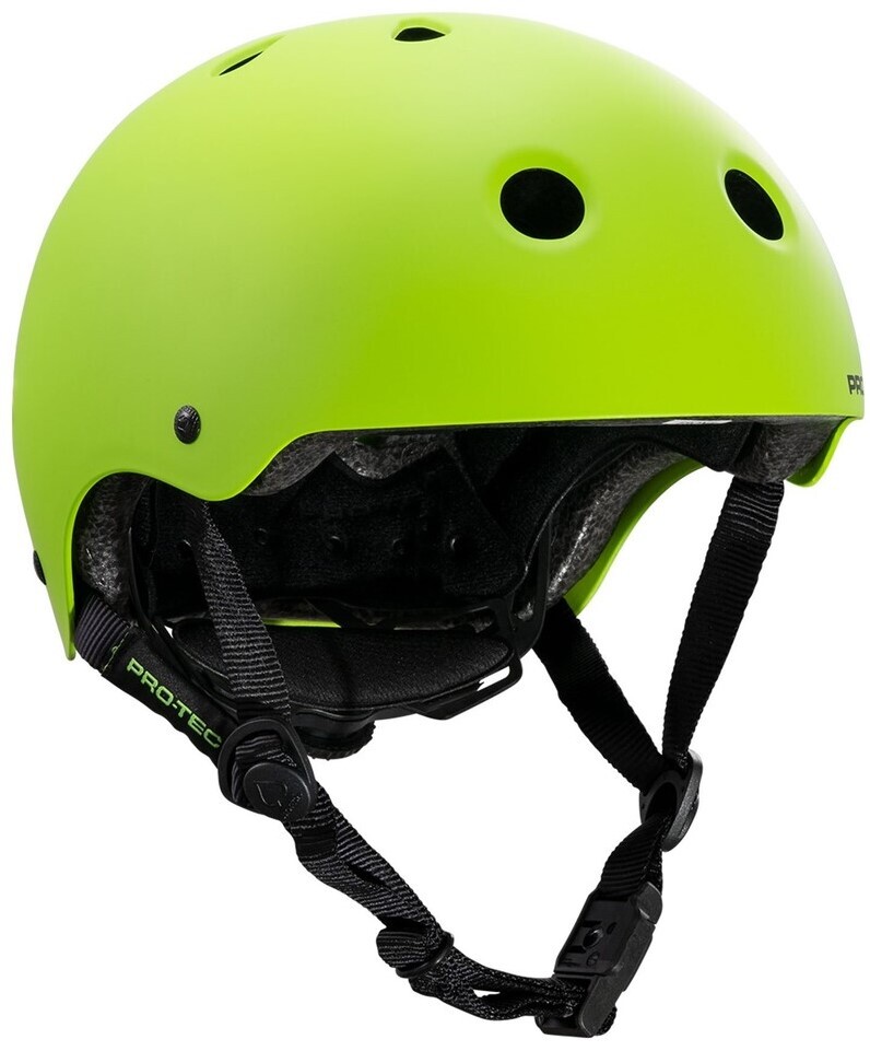 Protec Helmet Classic Junior Fit Certified Matte Lime Youth