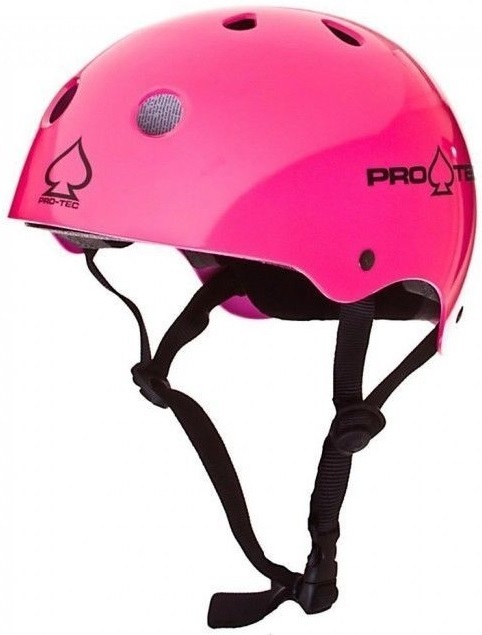 Protec Classic Skate Helmet Gloss Pink Punk [Size: XS]