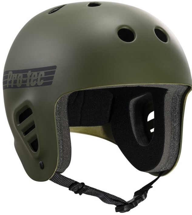 Protec Helmet Fullcut Skate Matte Olive