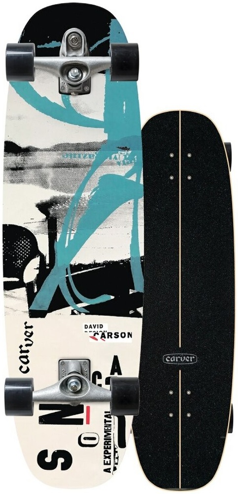 Carver Carson Proteus Surfskate C7 Trucks Silver Skateboard