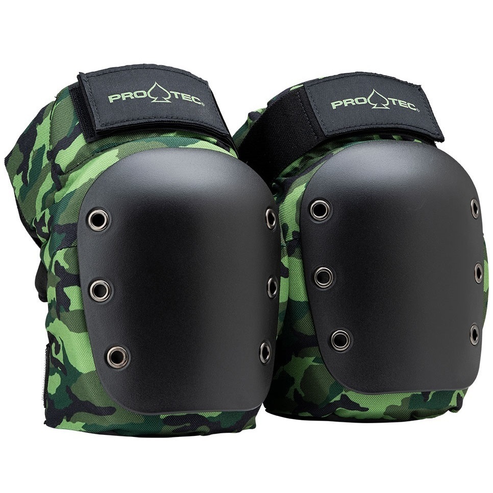 Protec Street Camo Protective Knee Pads [Size: Y]