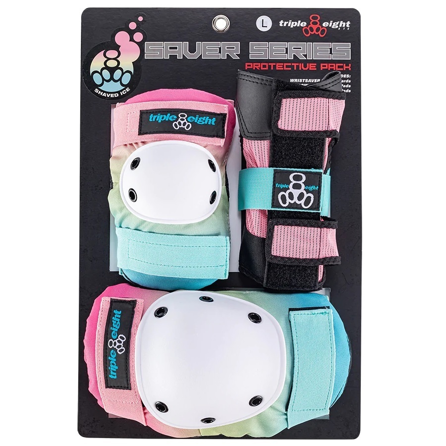 Triple 8 Shaved Ice Tri Pack Pad Set [Size: S]