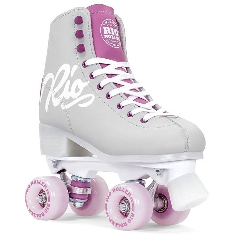 Rio Roller Skates Script Grey Purple