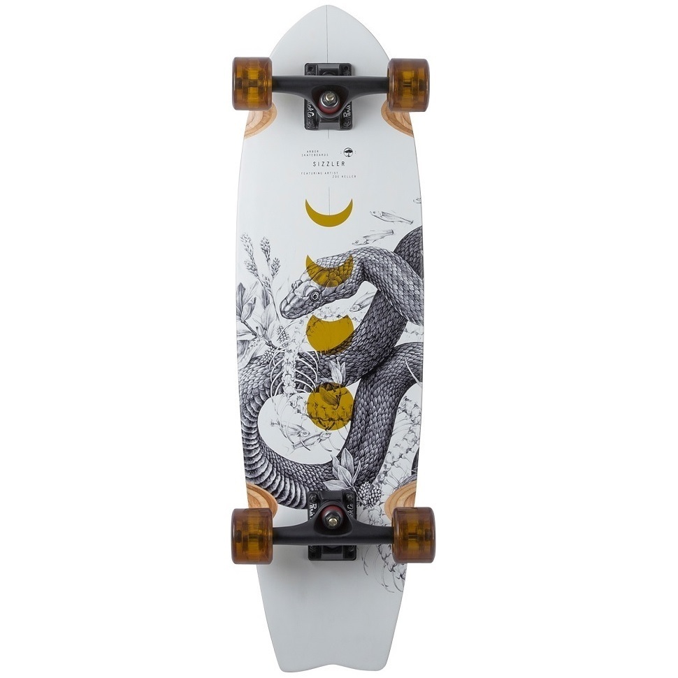 Arbor Keller Sizzler Bamboo 30.5 Cruiser Skateboard