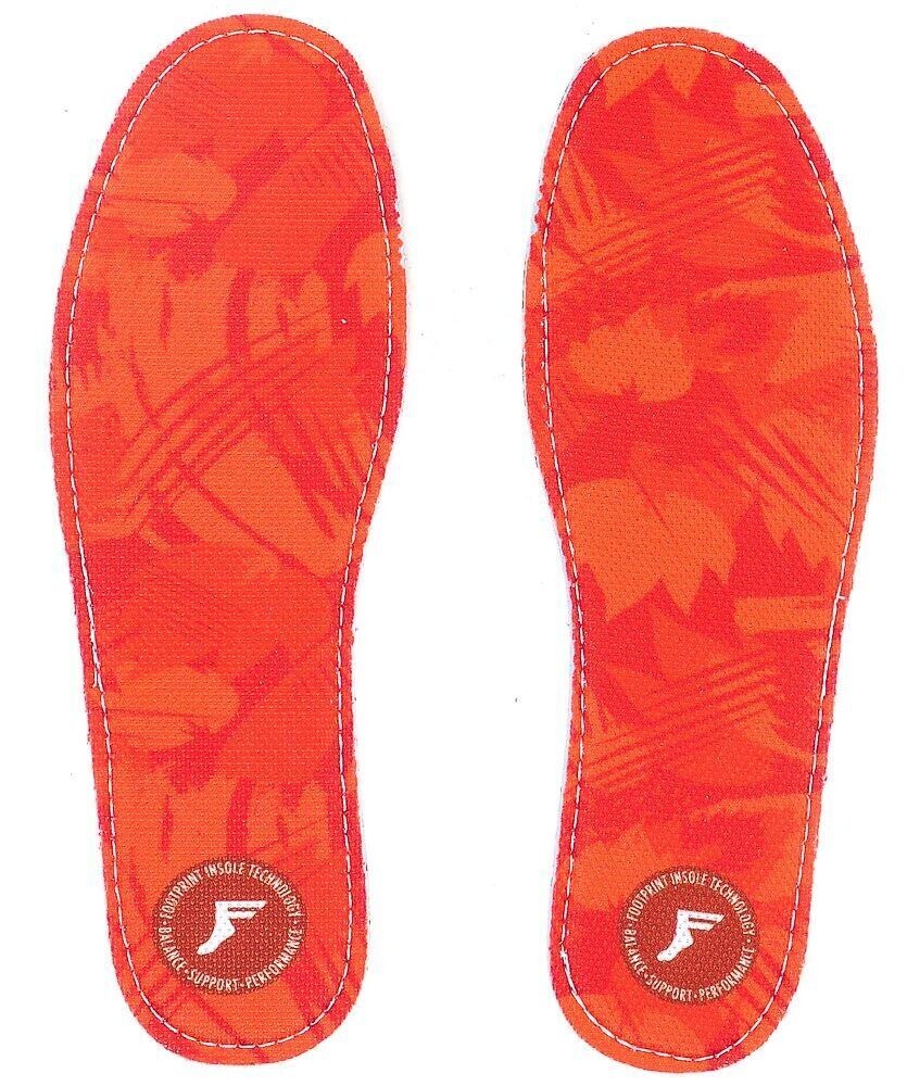 Footprint Insoles Red Camo 5mm [Size: 7-7.5]