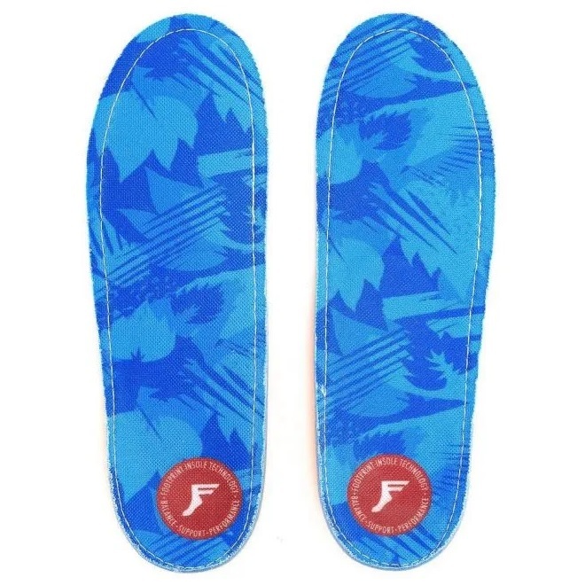 Footprint Orthotic Low Blue Camo Insoles [Size: 12-12.5]