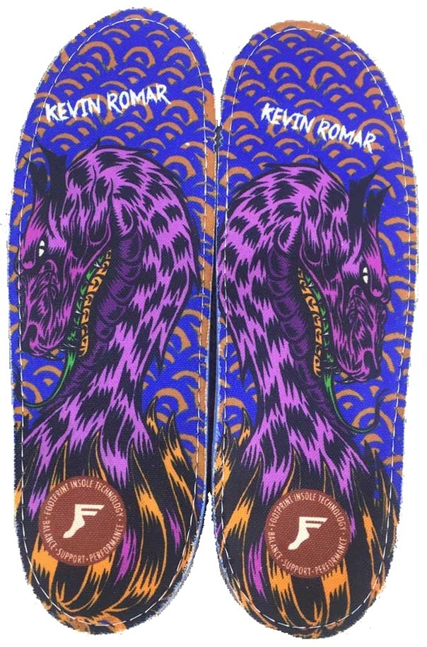 Footprint Insoles Orthotic Romar Dragon [Size: 8-8.5]