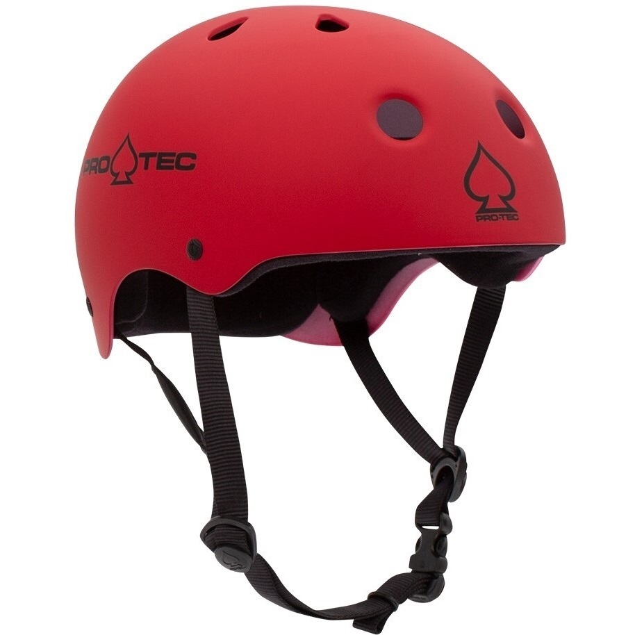 Protec Classic Matte Red Skate Helmet [Size: XS]