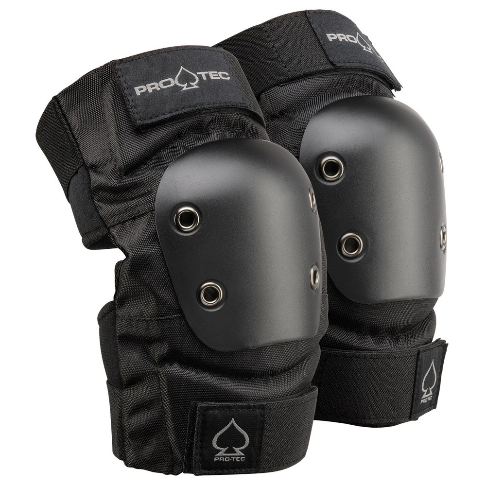 Protec Street Protective Black Elbow Pads [Size: Y]