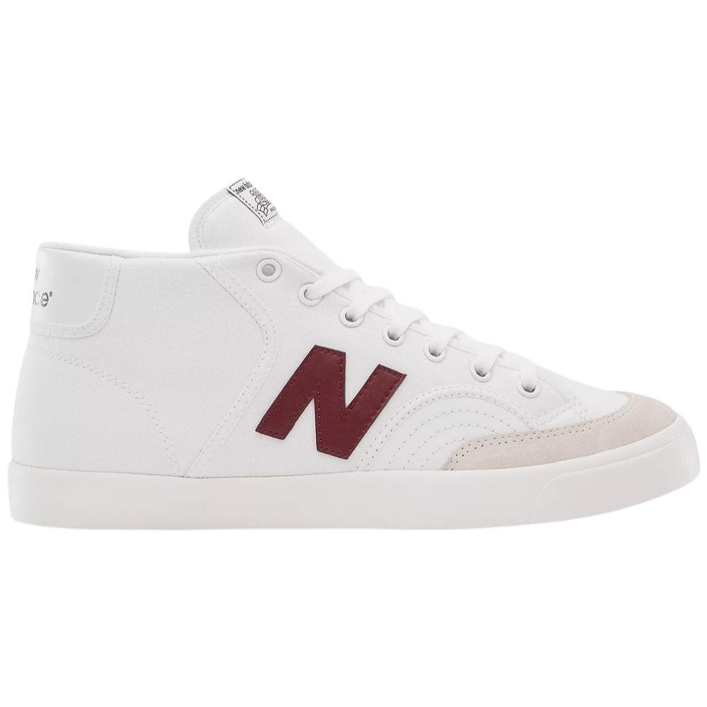 New Balance NM213BBO White Burgundy Mens Skate Shoes [Size: US 7]