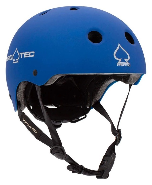 Protec Helmet Classic Junior Fit Certified Metallic Blue Youth [Size: YS]