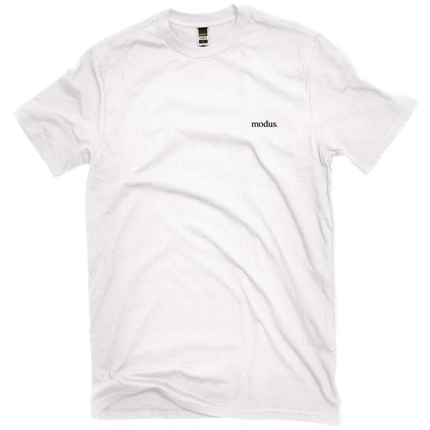 Modus OG Embroidery White T-Shirt [Size: S]