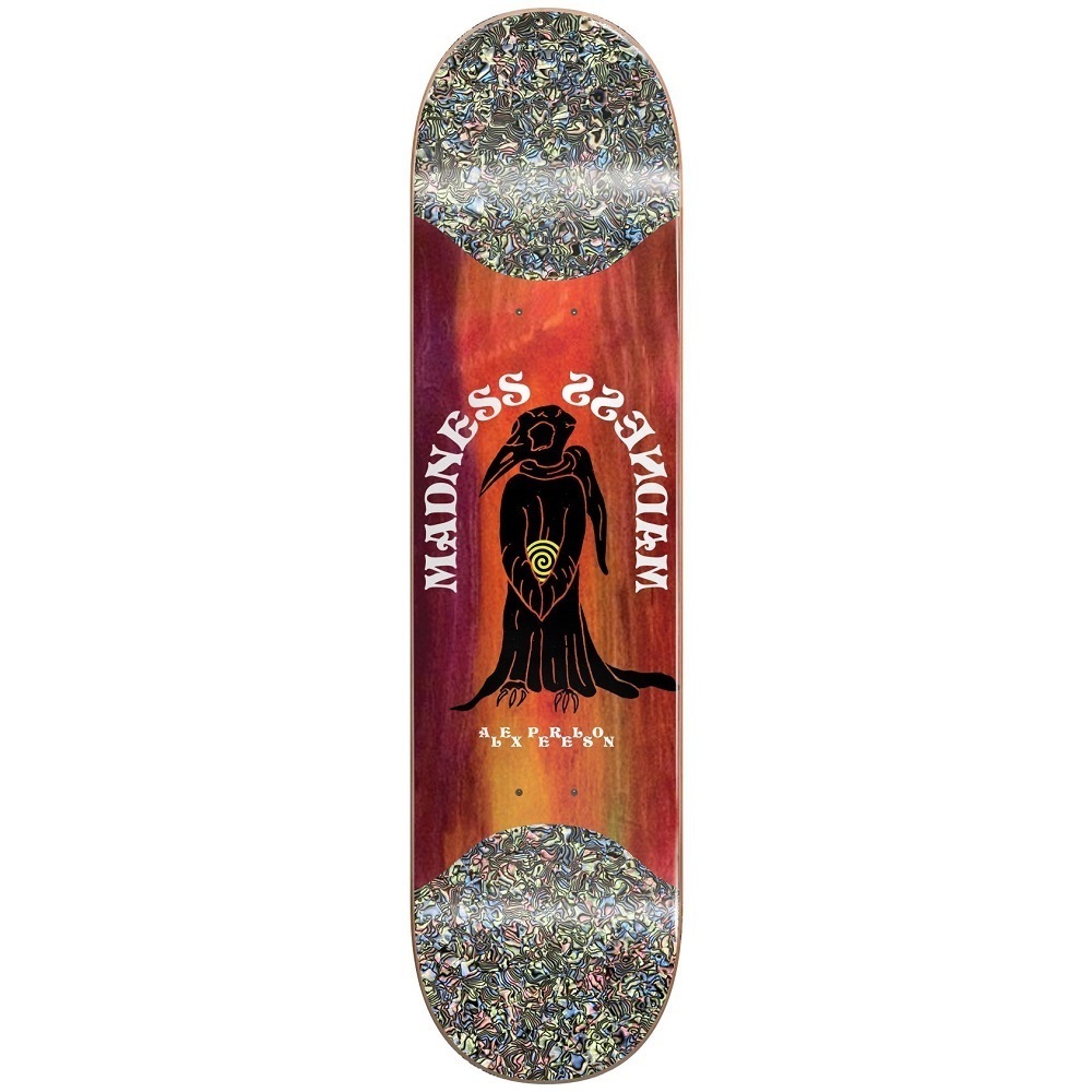 Madness Birdie Slick Alex Perelson Orange R7 V1 8.375 Skateboard Deck