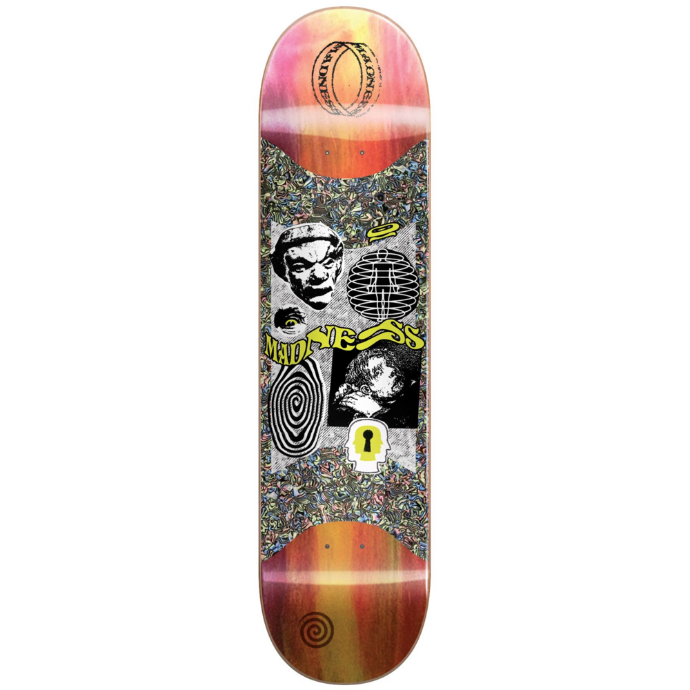 Madness Outcast Popsicle R7 Slick Orange Multi V1 8.625 Skateboard Deck