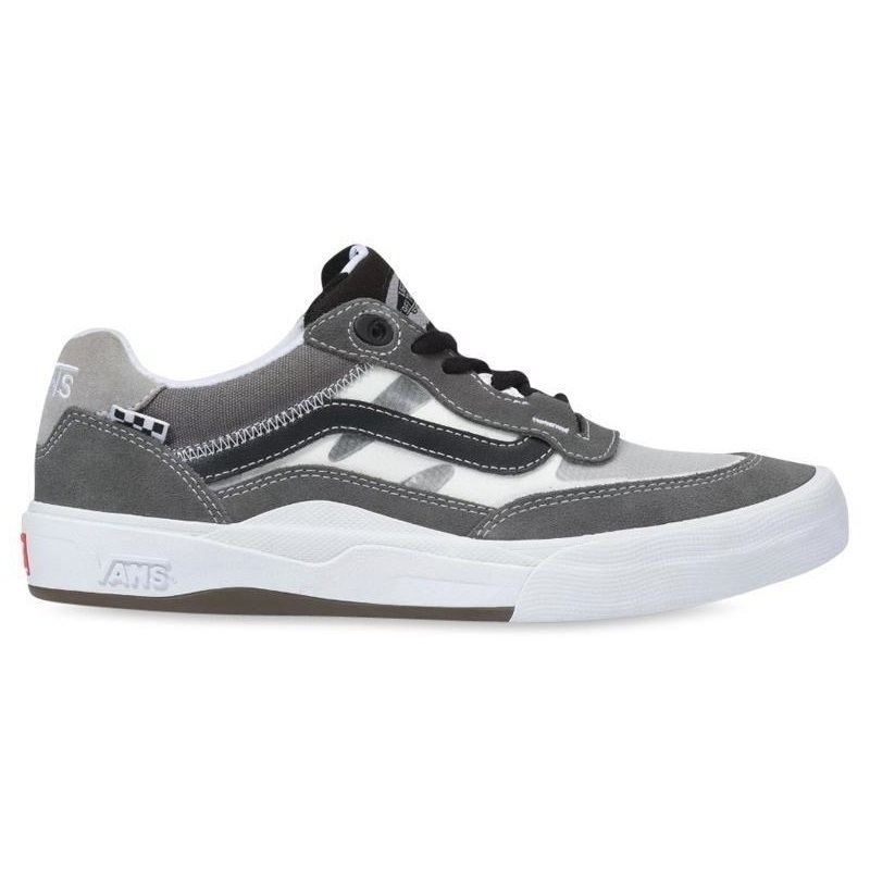 Vans Wayvee Gray White Shoes [Size: US 7]