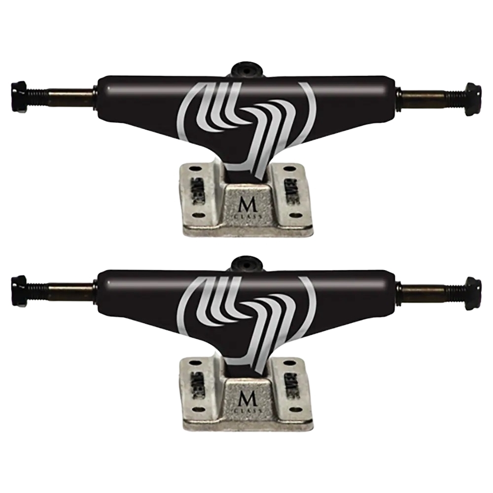 Silver M-Class Hollow Black Set Of 2 Skateboard Trucks