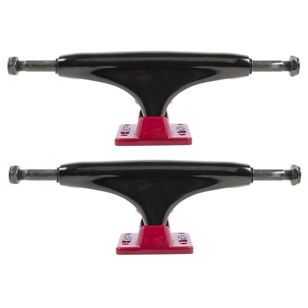 Tensor Alloys Black Red Set Of 2 Skateboard Trucks [Size: Tensor 5.25]