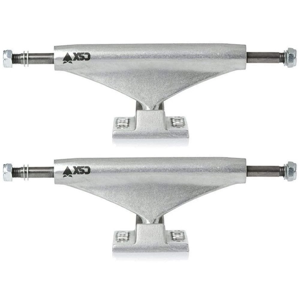 Theeve CSX V3 Hollow Raw Set Of 2 Skateboard Trucks [Size: Theeve 5.0]