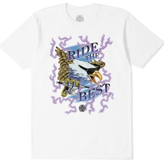 Independent Truck Stop Youth White T-Shirt [Size: 14]