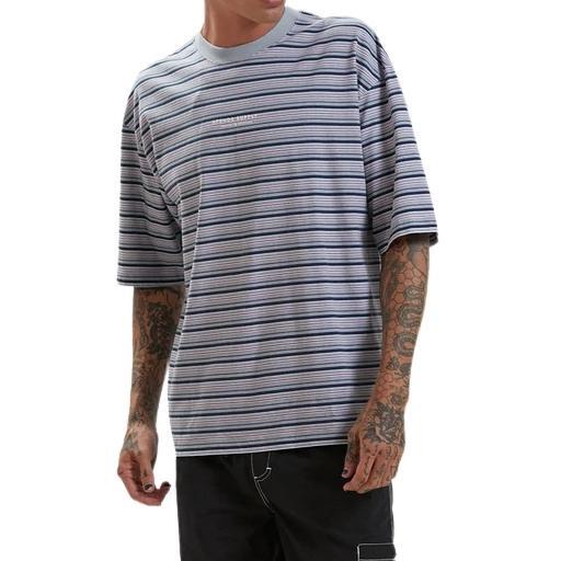 Afends Surplus Recycled Stripe OS Shadow T-Shirt [Size: L]