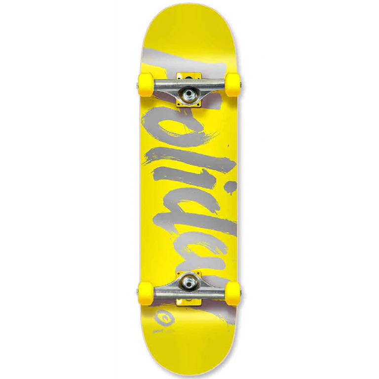 Holiday Safety First Safety Yellow 7.625 Complete Skateboard