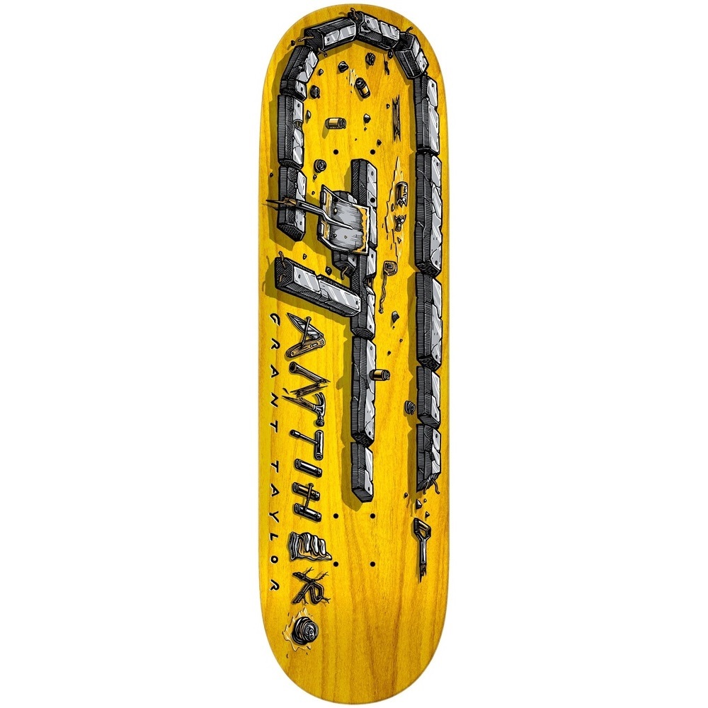 Anti Hero Debris Taylor Orange 8.4 Skateboard Deck