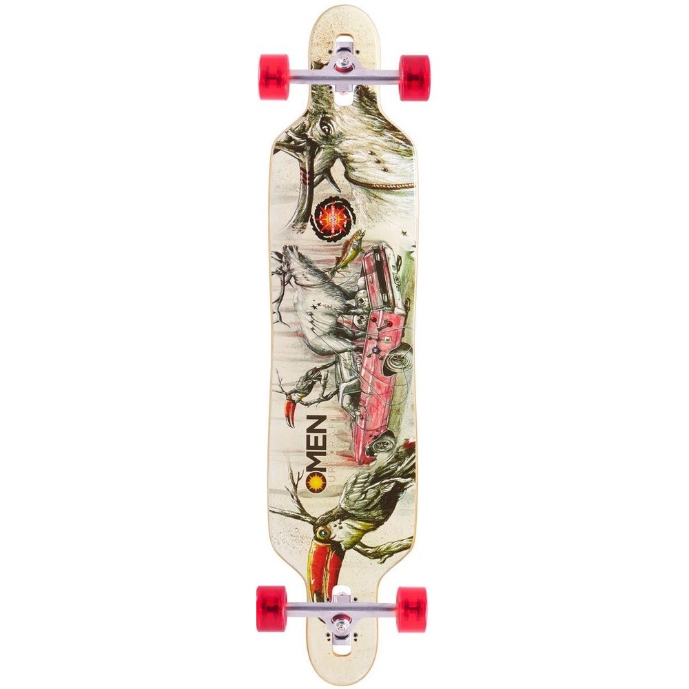 Omen Elk Amino Drop Through Flex 41 Longboard Skateboard