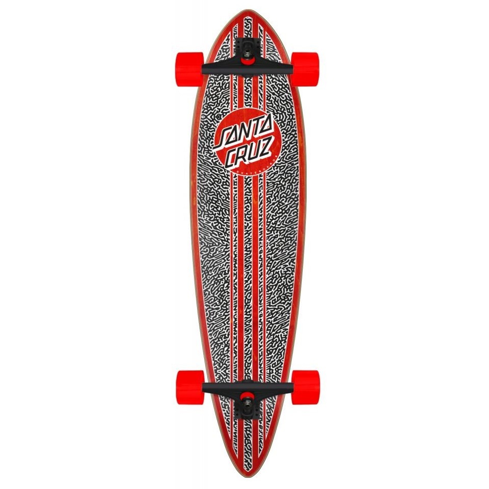 Santa Cruz Amoeba Dot Pintail 39 Longboard Skateboard