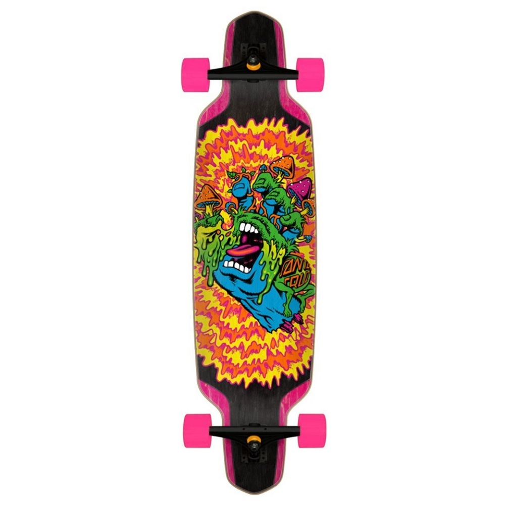 Santa Cruz Toxic Hand Drop Down 37 Longboard Skateboard