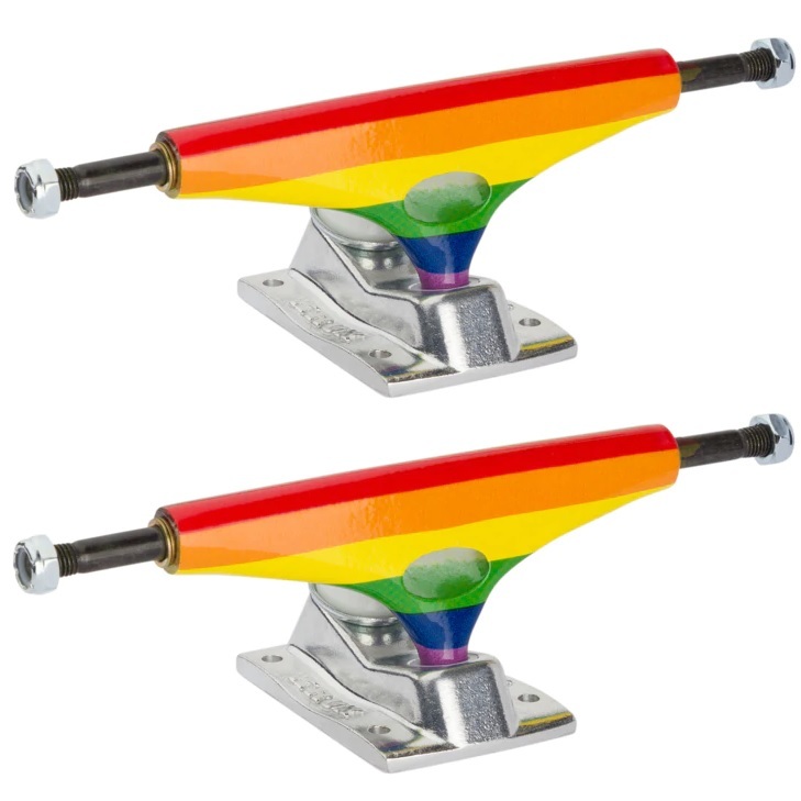 Krux DLK Standard K5 Rainbow 2 Set Of 2 Skateboard Trucks [Size: 8.0]