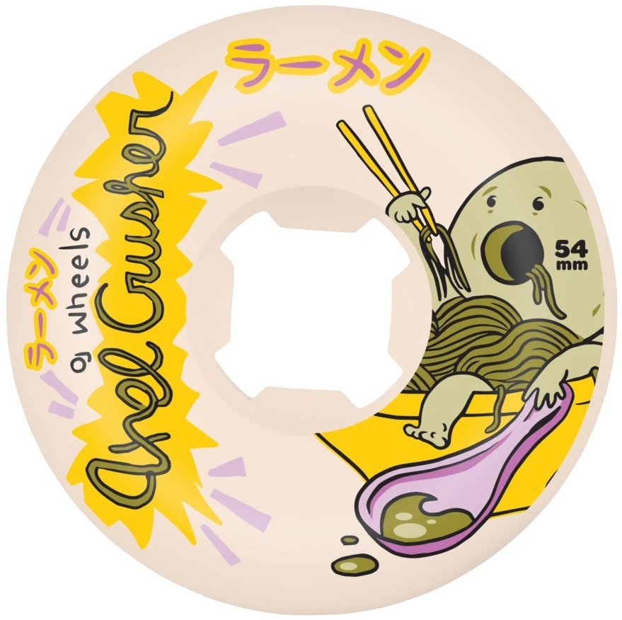 Oj Axel Crusher Ramen Elite 99A 56mm Skateboard Wheels