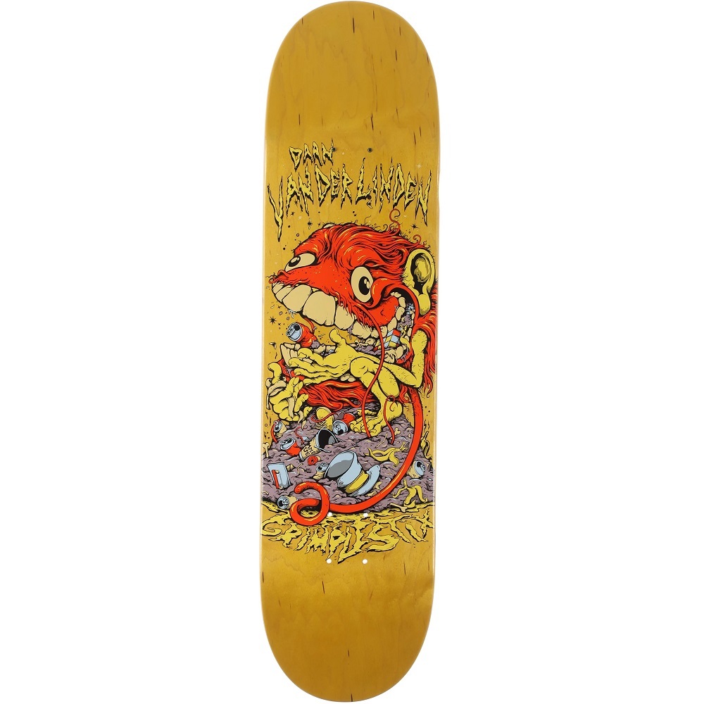 Anti Hero Grimple Guest Daan Yellow 8.0 Skateboard Deck