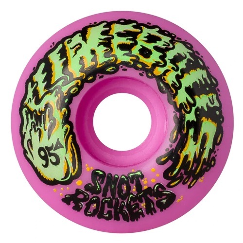 Slime Balls Snot Rockets Pastel Pink 95A 54mm Skateboard Wheels
