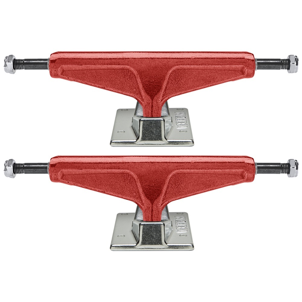 Venture Hi Hollow Anodized Red Set Of 2 Skateboard Trucks [Size: 5.25]