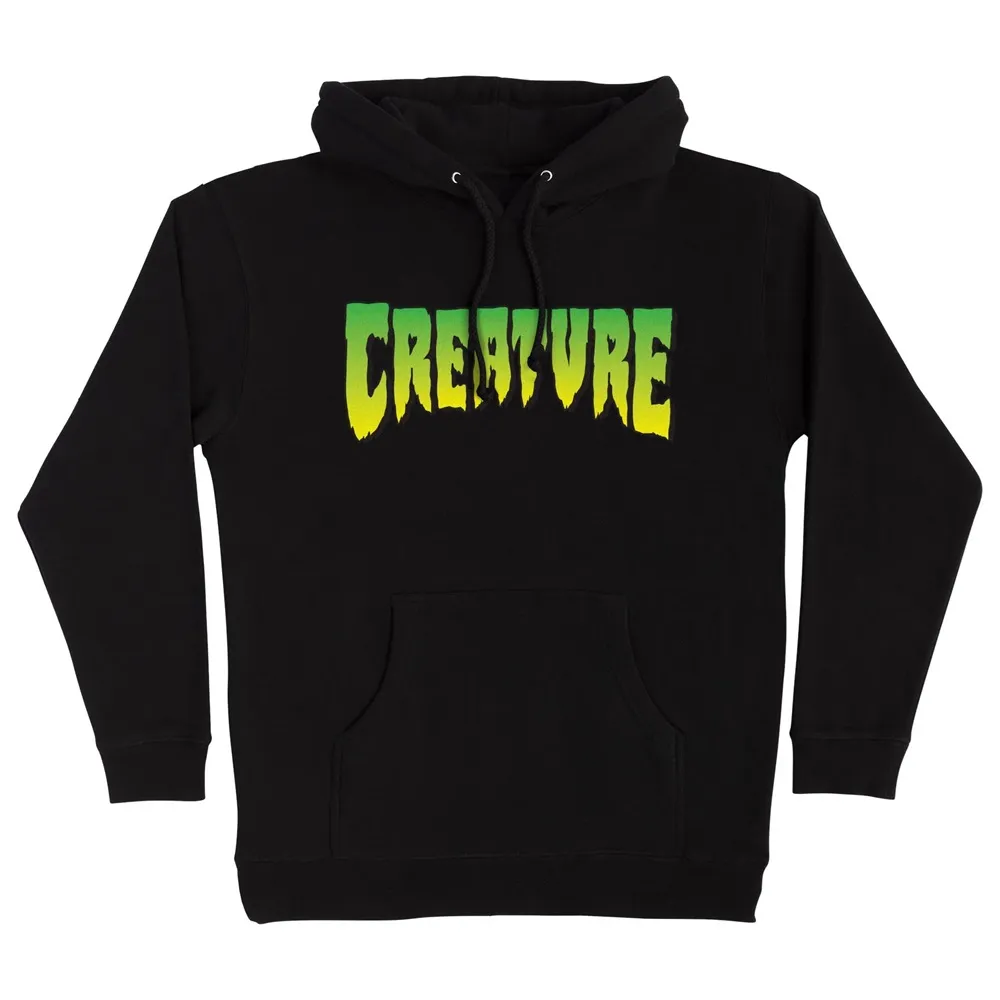 Creature Logo Black Hoodie [Size: L]
