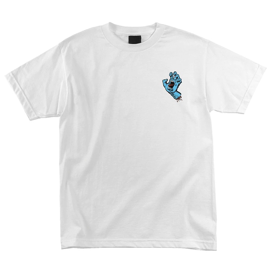 Santa Cruz Screaming Hand White T-Shirt [Size: S]