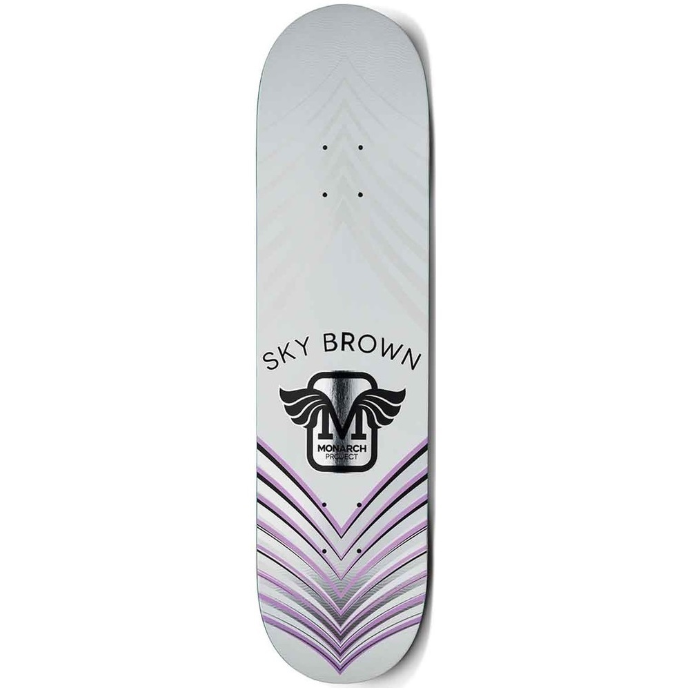 Monarch Horus Sky Brown Purple 7.75 Skateboard Deck
